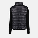 Quilted Knit-Sleeve Puffer Jacket