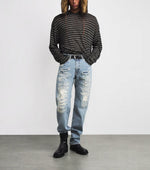 424 Distressed Loose-Fit Denim Jeans – Vintage Skate Aesthetic