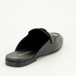 Leather Loafer Mules