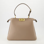 Peekaboo ISeeU Medium – Beige Leather