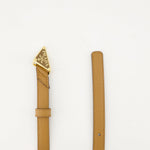 Saffiano Leather Belt – Tan