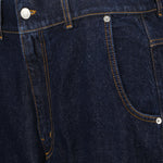 Straight-Leg Denim Jeans