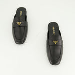 Leather Loafer Mules