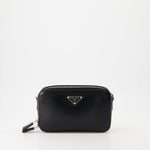 Brushed Leather Brick Bag