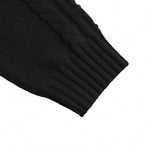 Versace Medusa Cable-Knit Crew-Neck Sweater