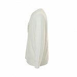 Pearl-Embellished Crown Motif Wool Knit Sweater – Ivory White