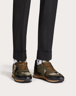 Mesh Fabric Camouflage Rockrunner Sneaker
