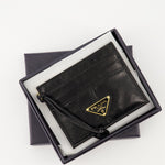 Leather Card Holder with Strap
