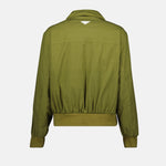 Cropped Zip-Detail Utility Jacket
