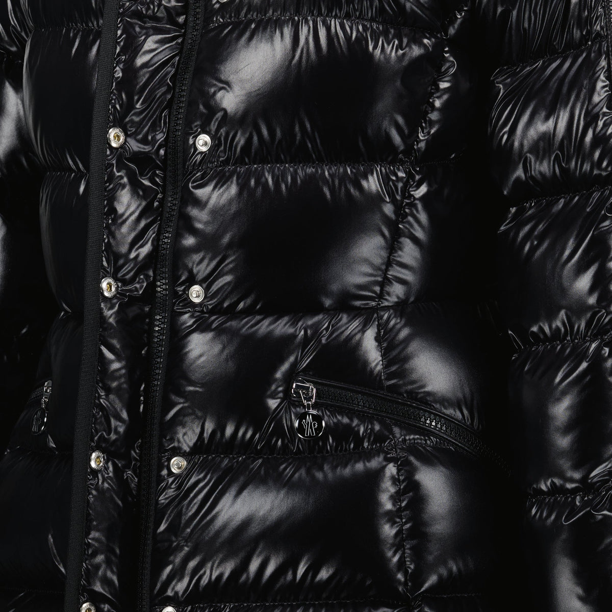Glossy Hooded Puffer Jacket