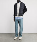 Cotton Down-Front Cardigan