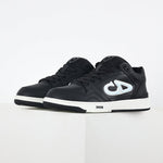 B57 Low-Top Sneaker – Black with Ice Blue CD Signature