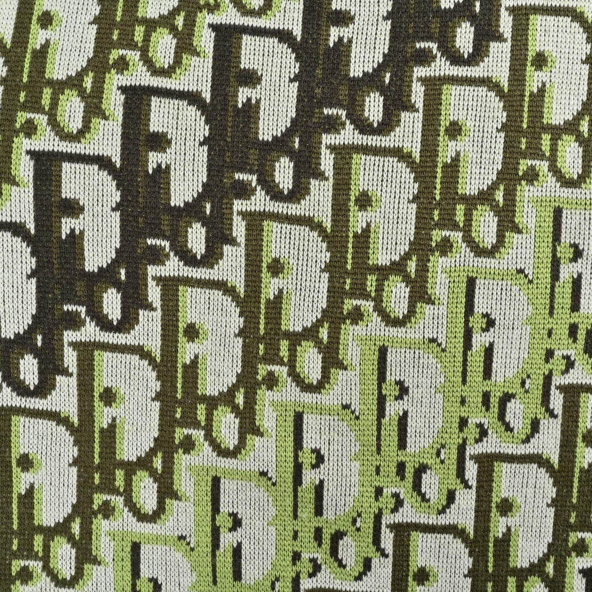 Oblique Jacquard Wool Blend Crewneck