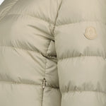 Light Beige Cropped Down Jacket