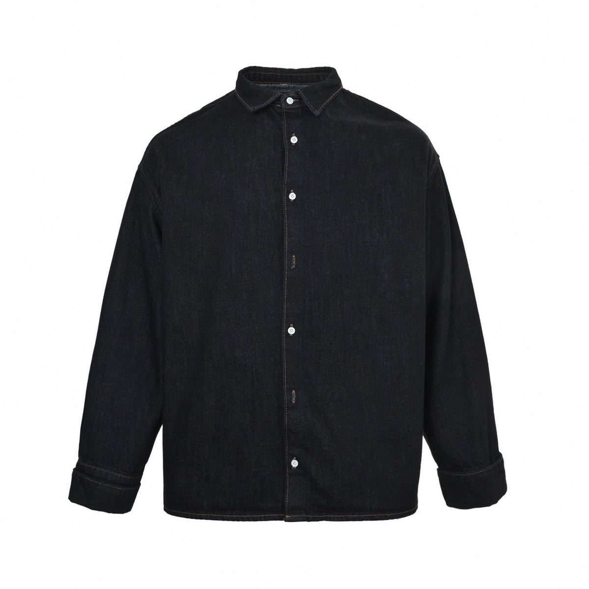 Triangle Logo Back Denim Shirt Jacket