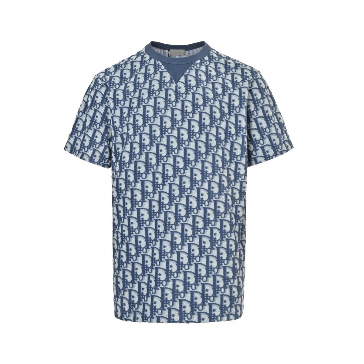 Oblique Monogram Toweling T-Shirt | Blue