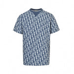 Oblique Monogram Toweling T-Shirt | Blue
