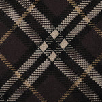 Brown Checked Wool Jumper