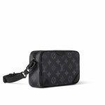 Eclipse Pochette / Mini Crossbody Bag (Black/Grey)