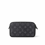 Eclipse Pochette / Mini Crossbody Bag (Black/Grey)