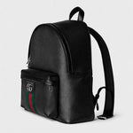 Black Leather Backpack