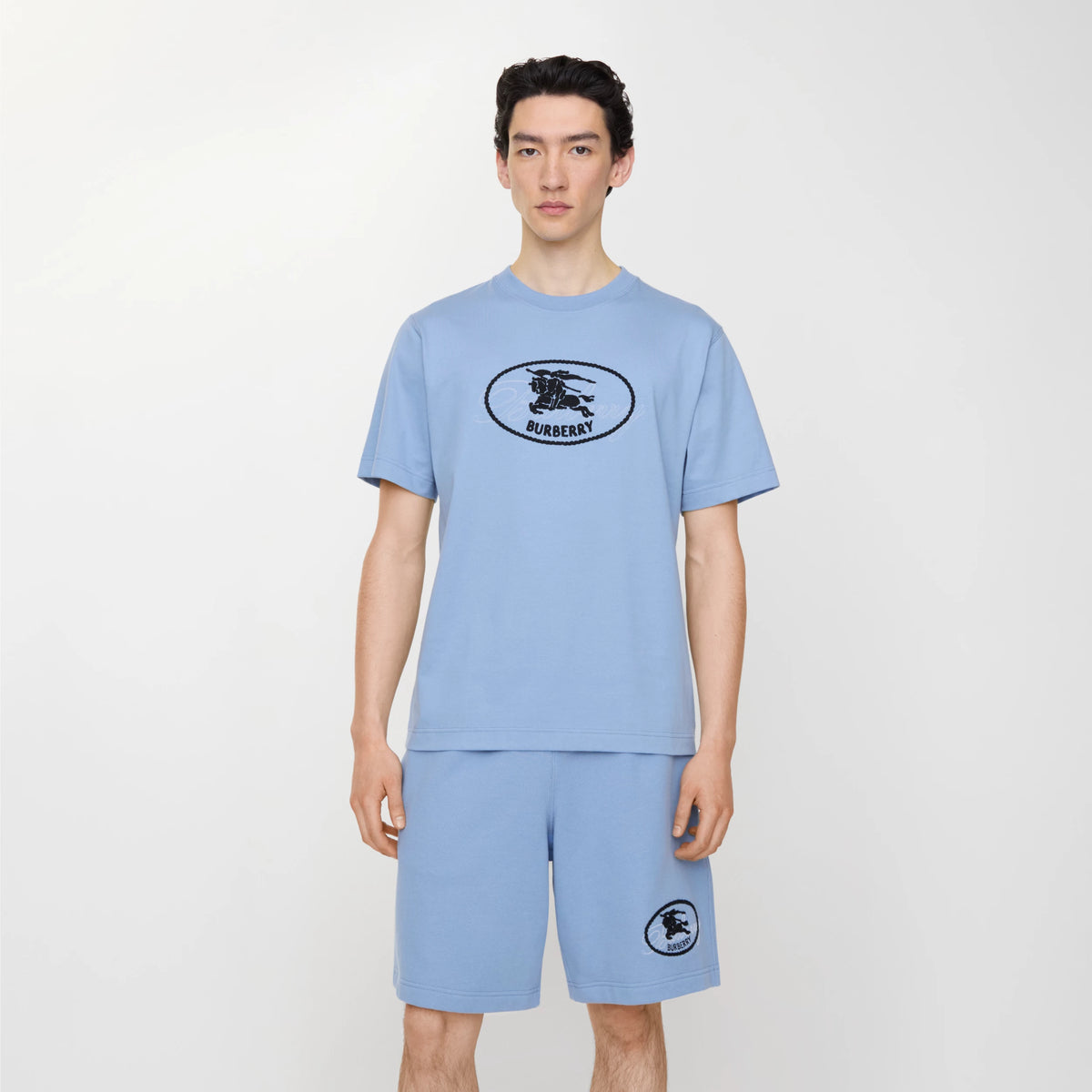 Knight Stamp Cotton T-Shirt