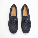 Monogram Suede Driving Moccasins