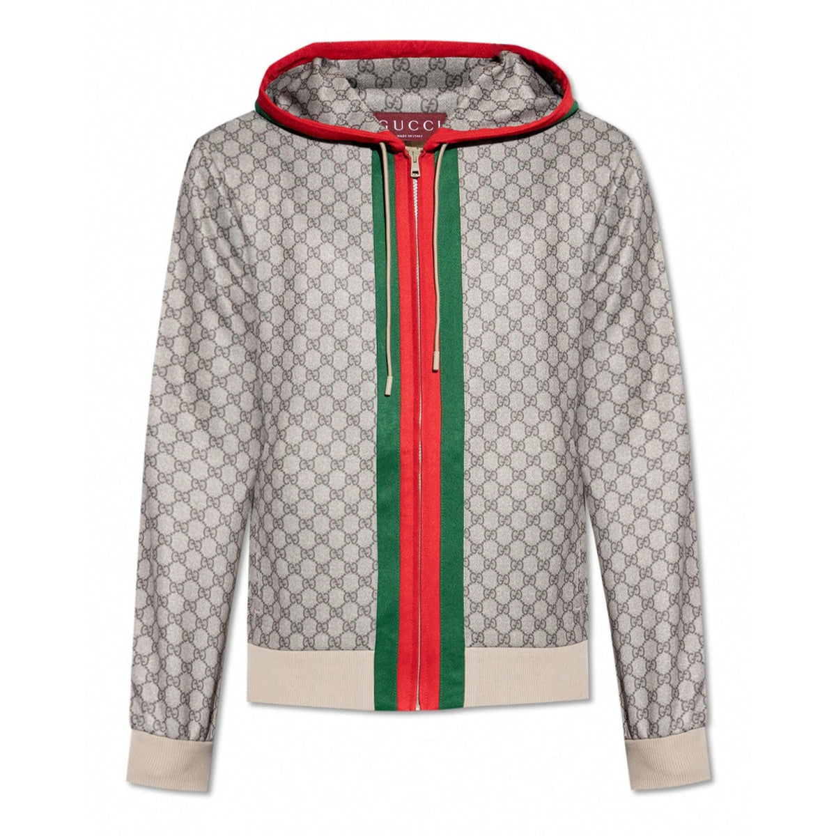 Beige Jacket With Monogram