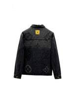 Black Monogram Denim Jacket