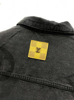 Black Monogram Denim Jacket