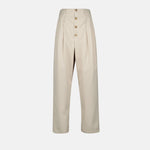 Leg Button-Front Trousers