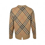 Check Argyle Intarsia Cashmere Blend Sweater