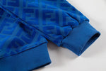 Blue Monogram Crewneck Sweatshirt