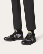 Mesh Fabric Camouflage Rockrunner Sneaker