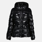 Glossy Hooded Puffer Jacket