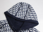 Oblique Wool Zip Hoodie