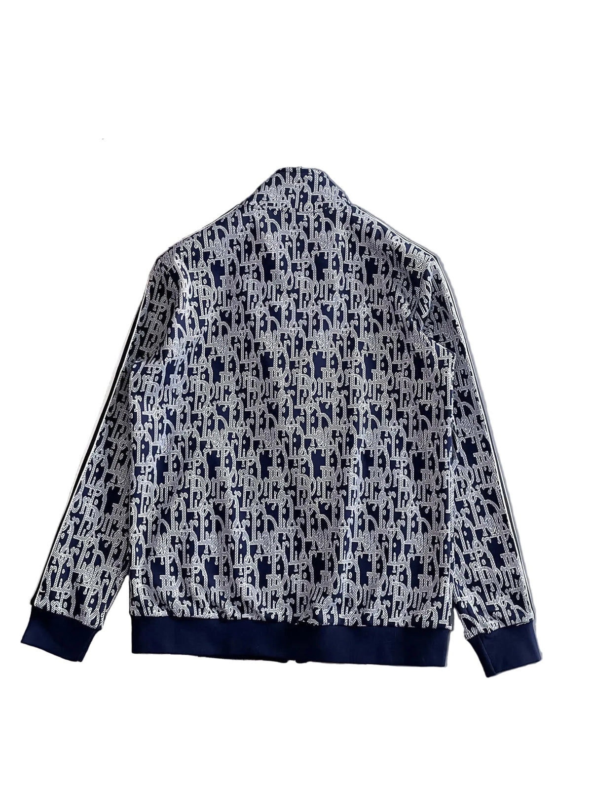 Oblique Jacquard Zip-Up Tracksuit Set
