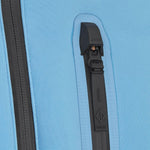 Hooded Down Jacket in Sky Blue Technical Taffeta
