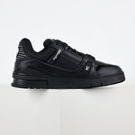 Trainer Sneaker in Black Leather