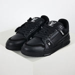 Trainer Sneaker in Black Leather