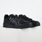 Trainer Sneaker in Black Leather
