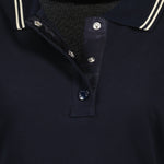 Polo Collar Drawstring Waist Dress