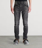 Biker Slim-Fit Denim Jeans