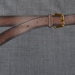 Mini skirt with belt