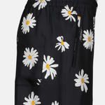 Daisy Print Wide-Leg Trousers