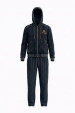 Midnight Heritage Zip Hoodie & Jogger Set