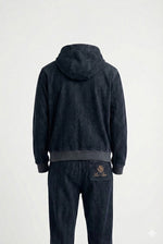 Midnight Heritage Zip Hoodie & Jogger Set