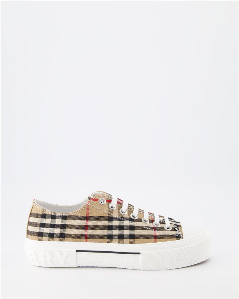 Checked sneakers
