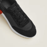 Bouncing Sneakers in Black and Orange