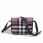 Check Crossbody Messenger Bag